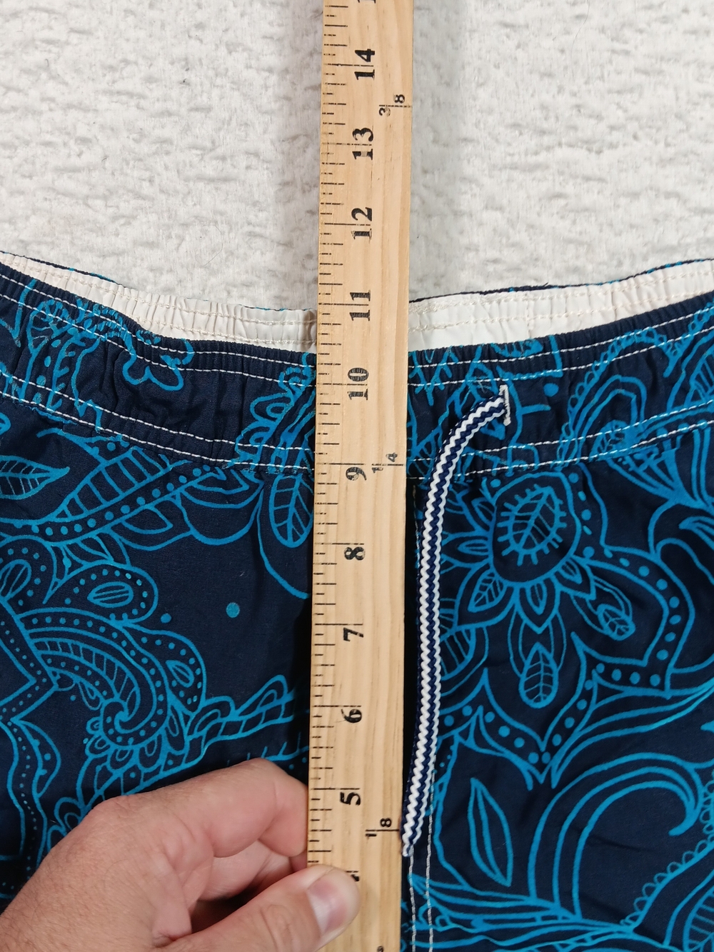 MC2 Saint Barth Swim Trunks Mens Small Blue Gustavia Velvet Swim Shorts Floral - Picture 11 of 14